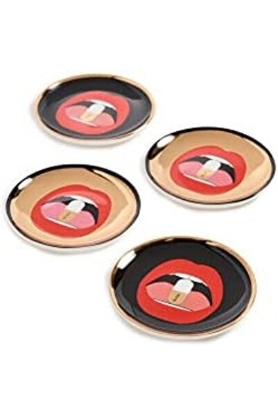 Nacario Nrcrioshop Jonathan Adler Full Dosis Coasters, Porcelain, Multicolor ...
