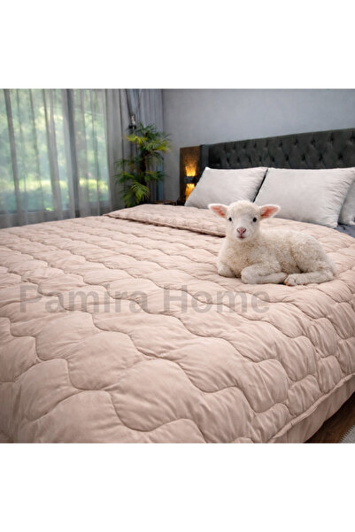 Pamira Home %100 Yün Dolgulu Yorgan | Özel Tasarım, Kapitoneli, Çift Kişilik