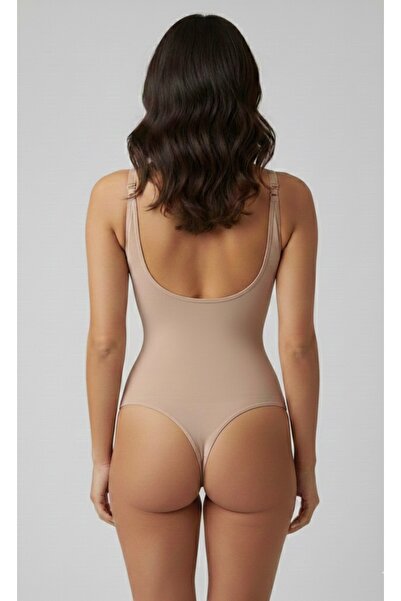 gymhams Waist Trimmer, Non-Marking Thong Corset Bodysuit – Firming, Tummy Fla...