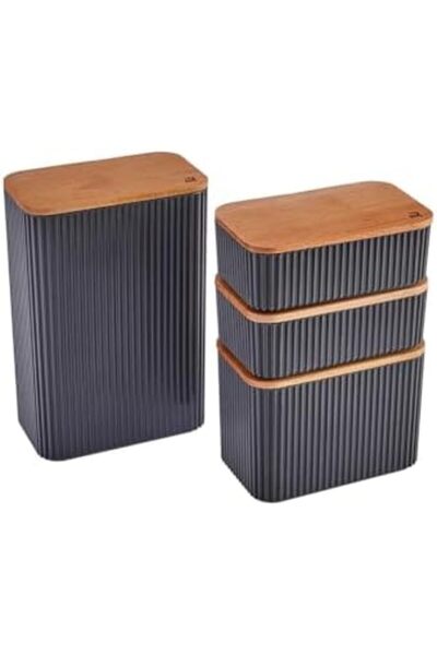 Nacario مجموعة حاويات تخزين ماسيمو من نركريوشوب مكونة من 4 قطع 1201248