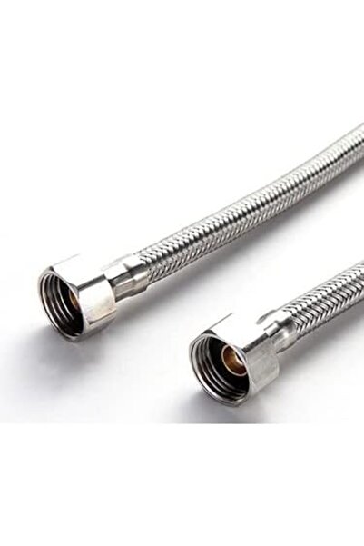 Nacario Nrcrioshop 2 Pieces Toilet Seat Connection Hose Steel Braided 3/8-3/8...