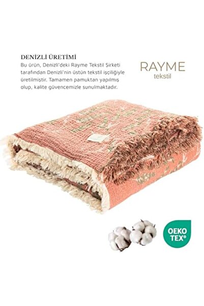 Yıldızan Storesellm TEKSTİL - Desenli Dekoratif Çok Amaçlı Müslin Pike ve Yat...
