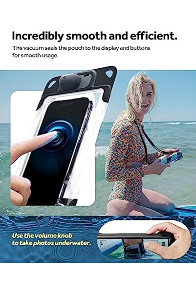 Nacario حافظة NrcrioShop مقاومة للماء ومعتمدة بشهادة iP68 (تقنية إغلاق الفراغ...
