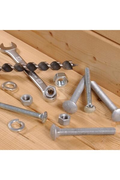 Nacario مسامير نركريوشوب، فولاذية، مقاس 5/16-18 × 2 بوصة، عبوة من 100 قطعة. -...