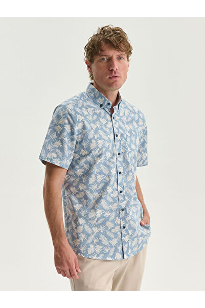 LC Waikiki Ανδρικό πουκάμισο με κοντό μανίκι με κανονική εφαρμογή New Season ...