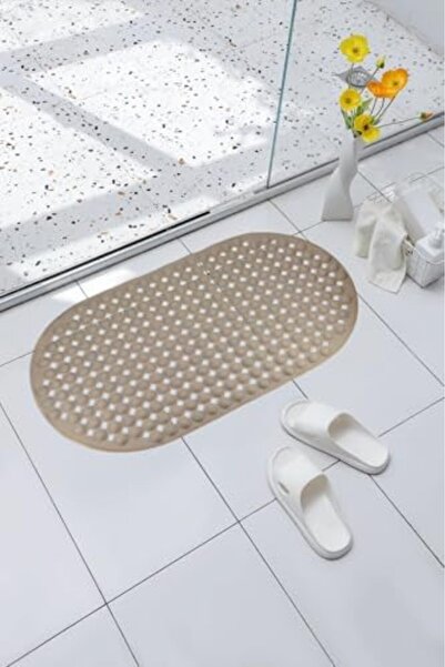 Nacario Nrcrioshop Premium Series Bathroom - Round D Patterned Oval Mat with ...