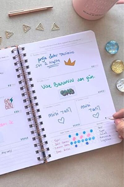 Nacario NrcrioShop أجندة أكاديمية 17x24 سم حلزونية الشكل 25/26 W 1201248