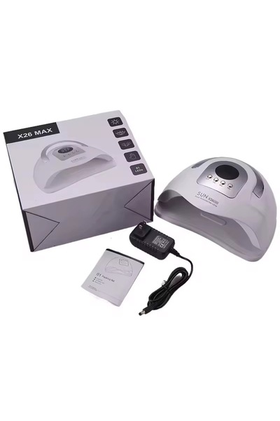 SUN UV LED Nail Lamp X26 Uv Led Tırnak Kurutucu 380 Wat 81 Uv Led Protez Tırn...