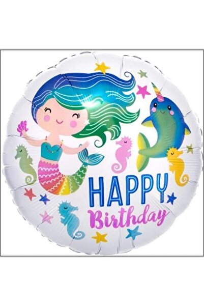 Nacario Nrcrioshop Gone with the Wind Mermaid Themed Foil Balloon (Round Ball...