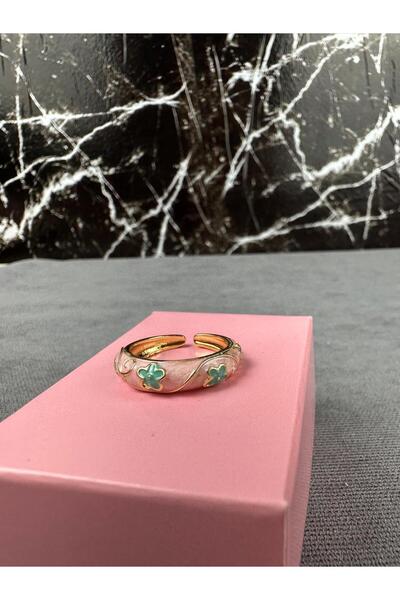 Mutenaura خاتم ذهبي قابل للتعديل على الطراز البوهيمي مطلي بالمينا