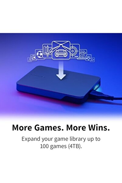 Yıldızan Storesellm Canvio Gaming 1TB taşınabilir harici sabit disk, USB 3.2,...