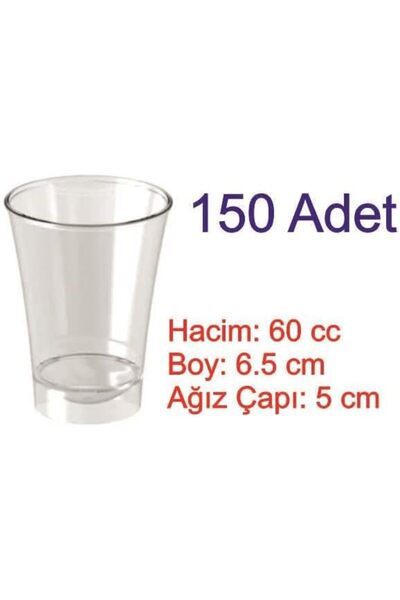 Nacario Nrcrioshop Mika Plastic Disposable Shot/Sorbet Cups 150'Li 1201248