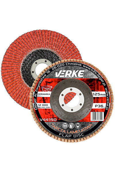 VERKE Grinding disc 125mm, VERKE, p36 ceramic, V44150