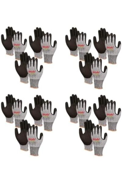 Nacario NrcrioShop &Do حزم متعددة، قفازات Beybi CL300 المقاومة للقطع والمغطاة...