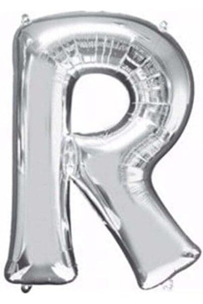 Nacario Nrcrioshop Letter R Foil Silver Balloon Small 35 cm 1201248