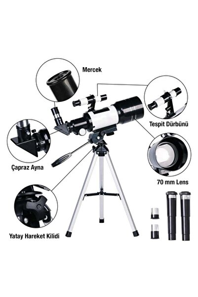 ozbience Yüksek Kaliteli Tripodlu Teleskop ile Gözlemleriniz Artar