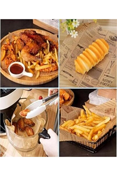 Nacario ورق نشرات نركريوشوب منقوش، ورق مقاوم للزيوت، ورق تقديم للمطبخ، خيار 5...