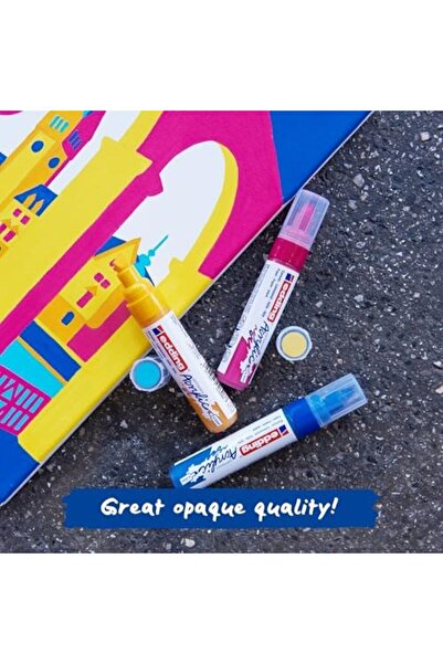 Nacario NrcrioShop Edding 5000 أكريليك أقلام تحديد عريضة - متعددة الألوان - أ...