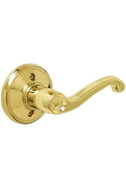 Nacario قفل بمقبض يمين غير دوار من NrcrioShop Flair، نحاس لامع (F170 V FLA 60...