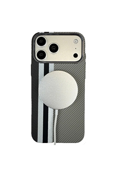 PITAKA Carbon Fiber Phone Case iPhone 17 Pro Max, Powerd with MagSafe Strip D...