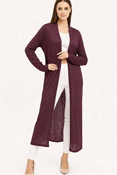 Neden Tekstil Long Thin Knitwear Cardigan Straight Cut m Transitional Loose C...