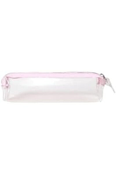 Yıldızan Esnshop Bback Transparent Colorful Zippered Pencil Case 19X4X5.5 cm ...