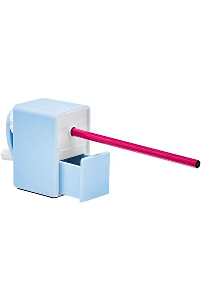 Yıldızan Esnshop Pencil Sharpener, Table Type with Sleeve, Plastic, Blue 1209132