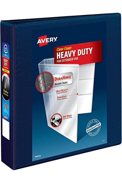 Nacario Nrcrioshop Heavy Duty Look 3 Ring Binder, 1.5" One-Touch Ezd Ring, 1 ...