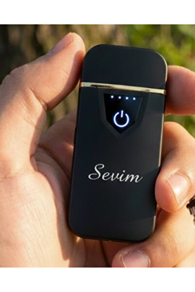 Tanem Tasarım Kişiye Özel Tasarımlı Vip Alevsiz Çakmak Parmak Izi Dokunmatik ...