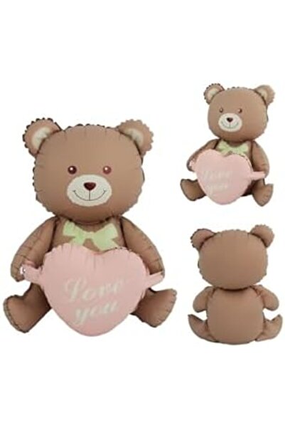 Nacario بالون من ريترو كريشو شوب على شكل قلب، لون وردي 1201248