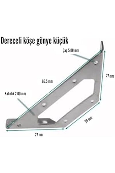 Nacario Nrcrioshop Metal Corner Connector, 10 Pieces Furniture Cabinet Mounti...