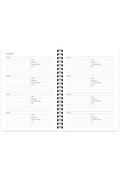 Nacario NrcrioShop 16 * 23 مفكرة أكاديمية حلزونية - قلب أزرق 1201248