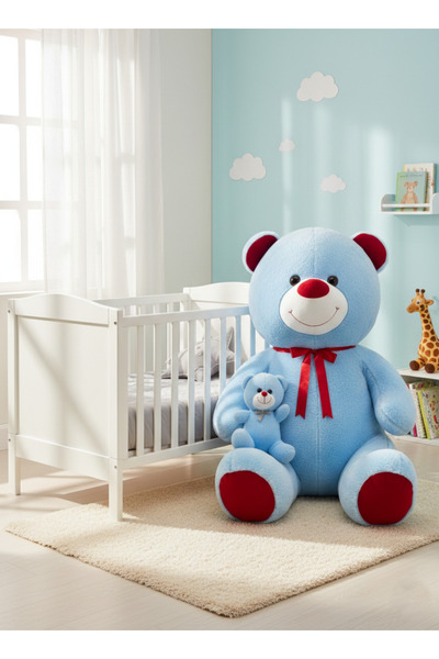 Yavrulu Dev Boy Peluş Ayı 90cm