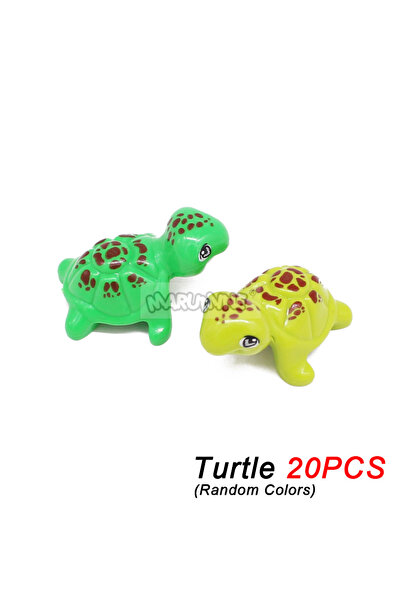 Choice25 مجموعة مكعبات بناء على شكل سلحفاة مارومين إم، 20 قطعة، قطع بناء نموذ...