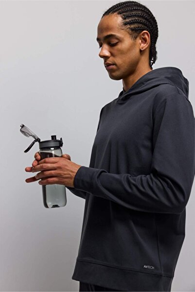 DeFacto Standard Fit Hooded Sweatshirt Fabric Sportsman Sweatshirt F7600Ax26Sp