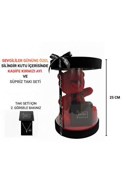 Estilo Lingerie Valentine's Day Special Teddy Bear Surprise Gift Box, Crystal...