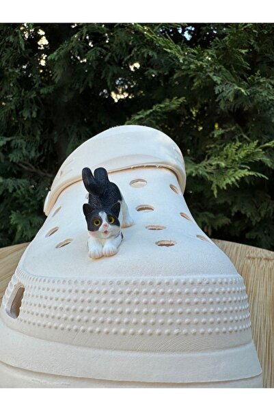 YuccaCo Accessorize Your Life Kedili 3D Terlik Süsü/Kedi Üç Boyutlu Jibbitz/T...