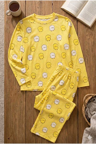 PEMBİŞ HOMEWEAR Yeny Chick Uzun Kollu Pijama Takımı