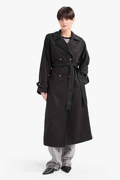 DeFacto Waterproof Relax Fit Trench Coat G0742Ax26Sp