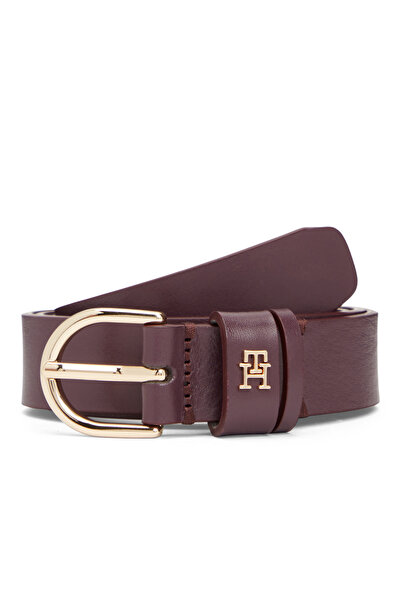 Tommy Hilfiger Bordo Kadın Kemer ESSENTIAL EFFORTLESS 2.5 GO