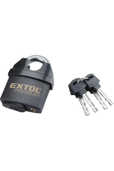 Extol Premium Waterproof padlock, EXTOL PREMIUM, 8857760, 60 mm, 4 keys