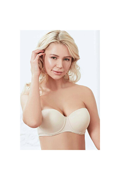 Narnuga Padded Strapless T-Shirt Bra with Underwire Support