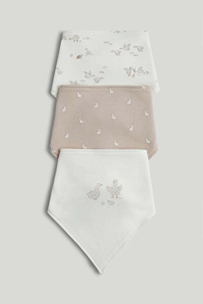 MOTHERCARE 3 Pack My First Dribble Bibs