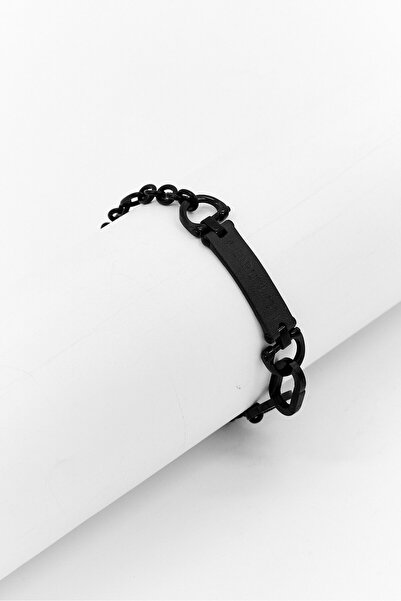 Cerruti 1881 Stainless Steel CIAGB2128402 Gear Bracelet, Black