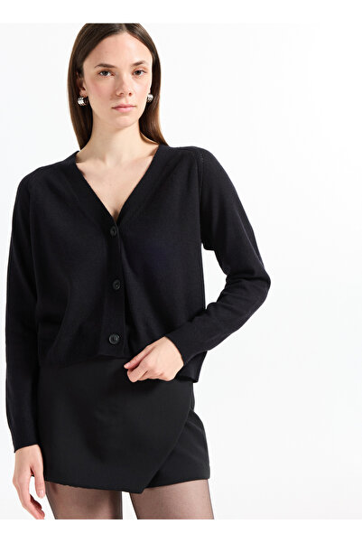 Sisley Siyah Kadın Hırka 102HM602Q