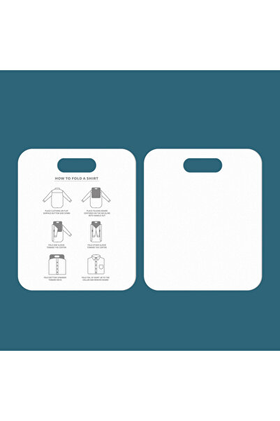 Choice White 2PCS Laundry Folding Board For Clothes T Shirts Dress Folder Sav...