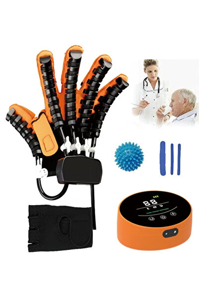 GE قفازات روبوتية لإعادة تأهيل اليد، معدات لتخفيف تيبس اليد، برتقالي