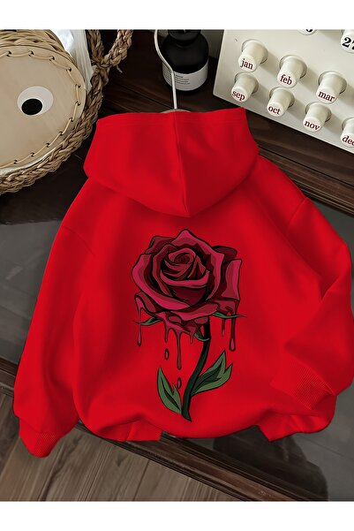 Deocept Unisex Printed Hooded Kangaroo Pocket Comfortable Fit Oversized Cut S...