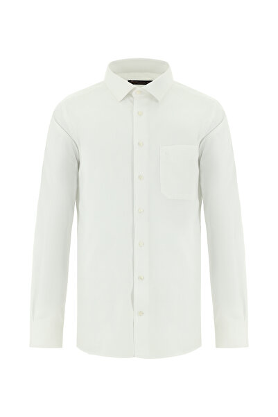 Abdullah Kiğılı Long Sleeve Classic Patterned Cotton Shirt