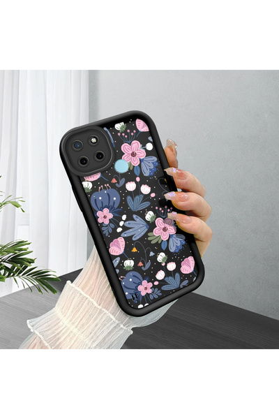 SLIMFELT Realme C25Y/C21Y Compatible High Style Elegant Floral Printed Durabl...